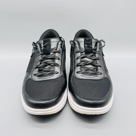 Kizik Shoes Womens 10 Black Brisbane Slip On Sneakers Lace Up Mesh Hands Free - Picture 3 of 13